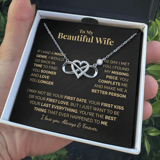 My Beautiful Wife | ZIAVIA | Infinity Heart | 925S Necklace