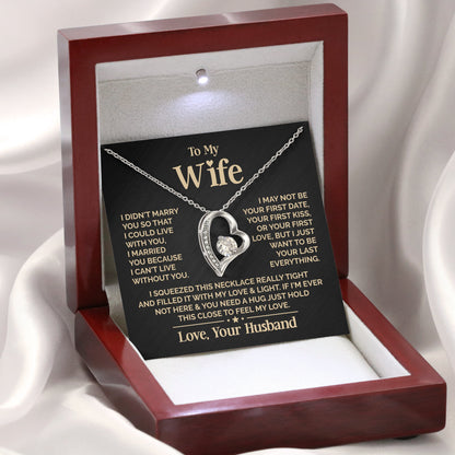 ZIAVIA | To My Wife | Heart Necklace