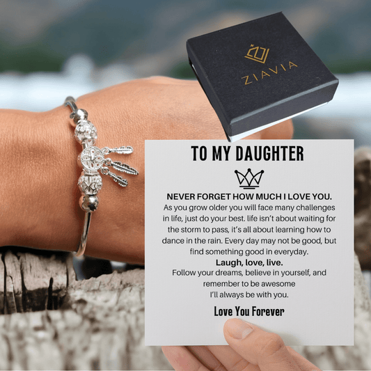 ZIAVIA | To My Daughter | Dream Weave Wristlet |