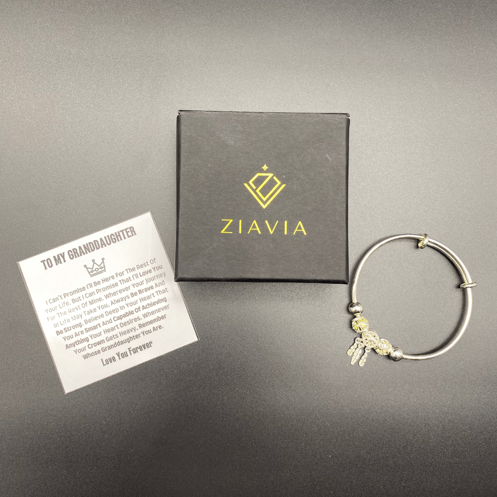 ZIAVIA | To My Granddaughter | Dream Weave Wristlet | Brave & Strong
