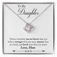 ZIAVIA | Vesta Knot Necklace | Loved Daughter