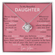 ZIAVIA | Vesta Knot Necklace | Beautiful Daughter Love Mom