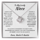 ZIAVIA | Vesta Knot Necklace | Niece Love Uncle & Auntie