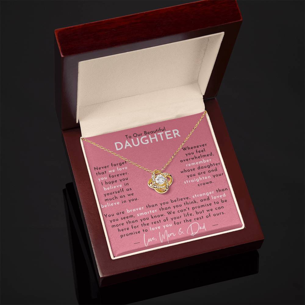 ZIAVIA | Vesta Knot Necklace | Our Beautiful Daughter