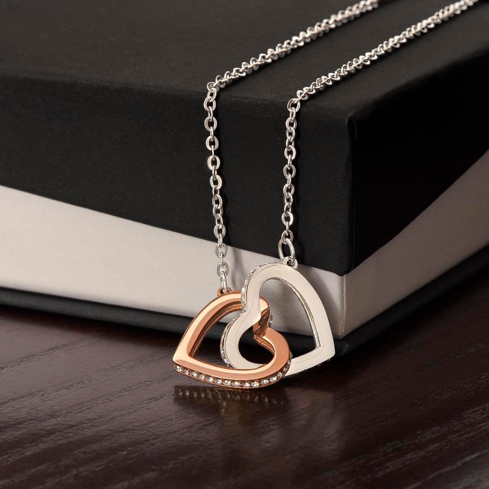 ZIAVIA | Interlocked Heart Necklace | Daughter I Believe In You