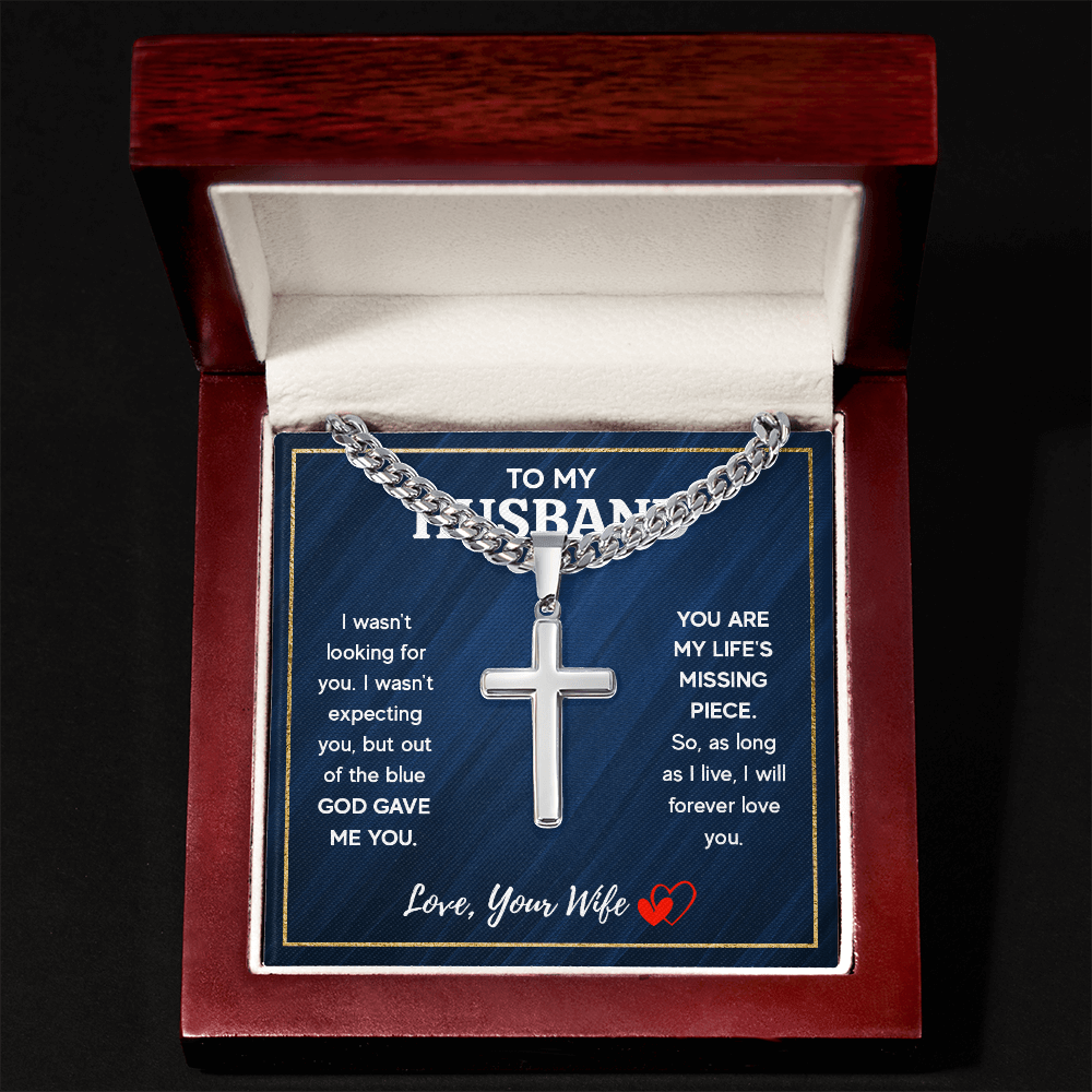 ZIAVIA | Cross Necklace | Husband Missing Piece