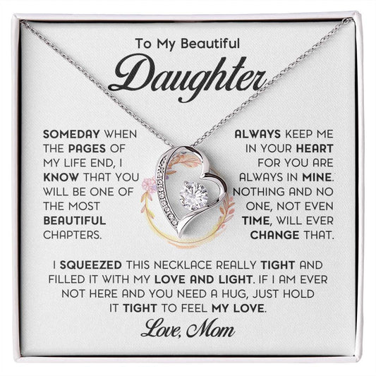 ZIAVIA | Daughter Heart Necklace