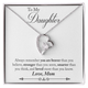 ZIAVIA | Heart Necklace | Loved Daughter