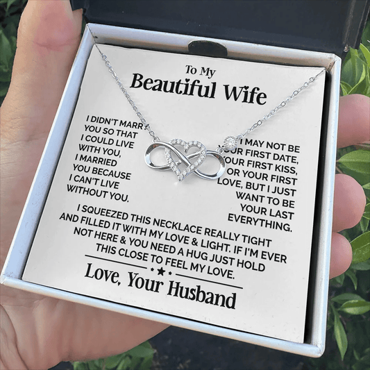 Beautiful Wife | ZIAVIA Infinity Heart | 925S Necklace
