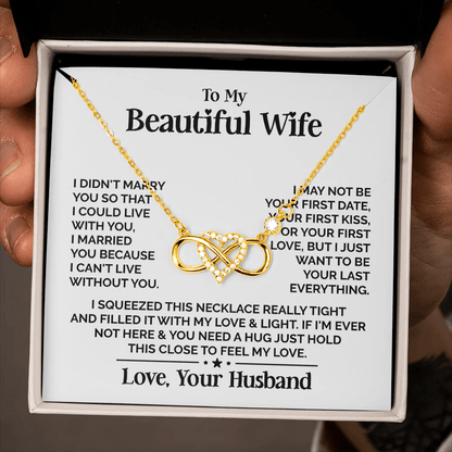Beautiful Wife | ZIAVIA Infinity Heart | 925S Necklace