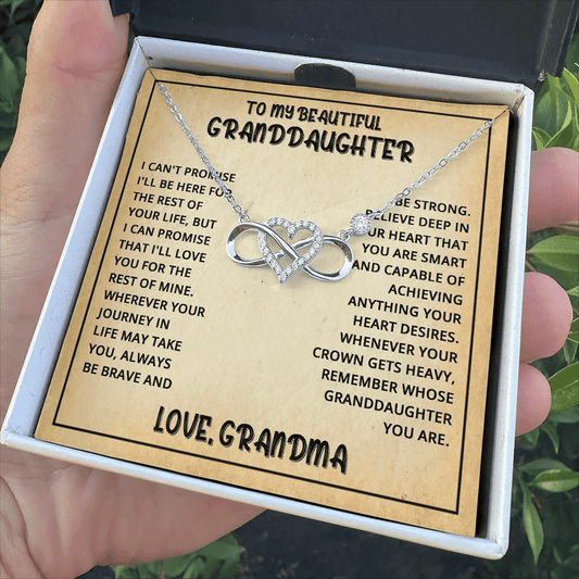Beautiful Granddaughter | ZIAVIA Infinity Heart | 925S Necklace