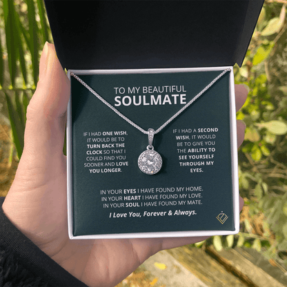 Cushion Star Necklace - Soulmate In Your Eyes