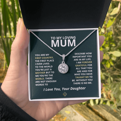 Cushion Star Necklace - Mum My First Country