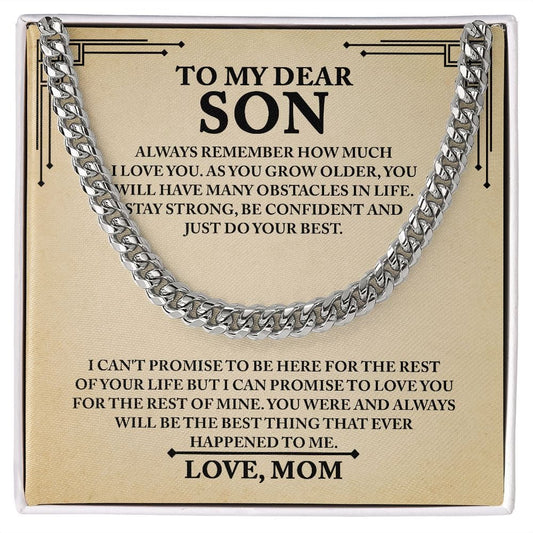 [ALMOST SOLD OUT] Cuban Link Chain - Son - Be Confident
