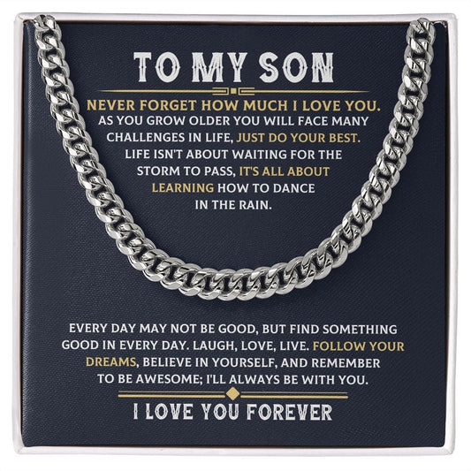 [ALMOST SOLD OUT] Cuban Link Chain - My Son - Follow Your Dreams