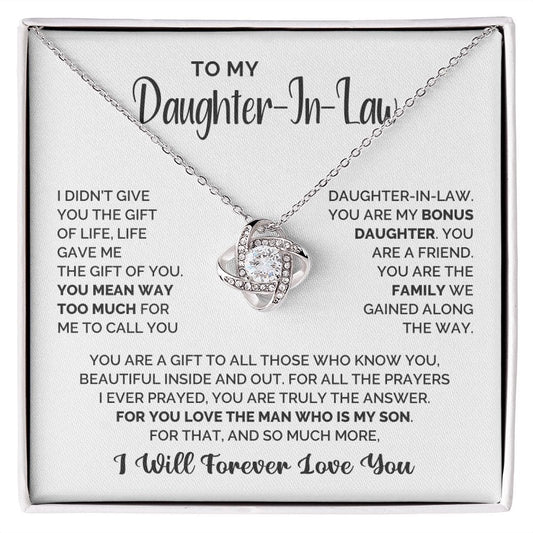 [ALMOST SOLD OUT] Daughter-In-Law - Bonus Daughter - Vesta Knot Necklace