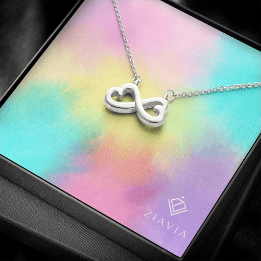Infinity Hearts Necklace - In The Spring