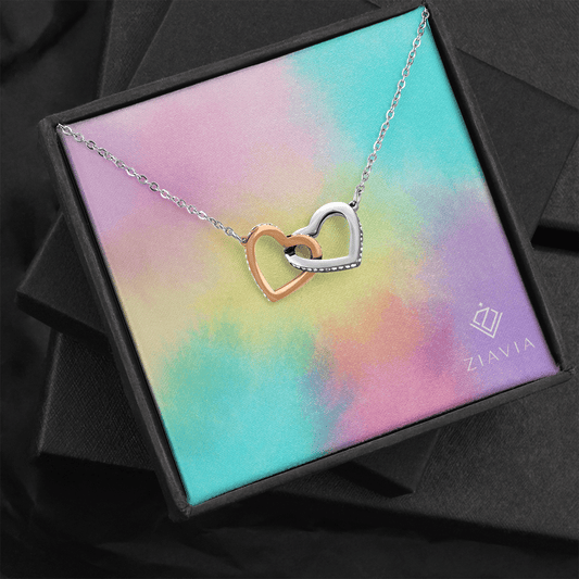 Interlocked Hearts Necklace - In The Spring