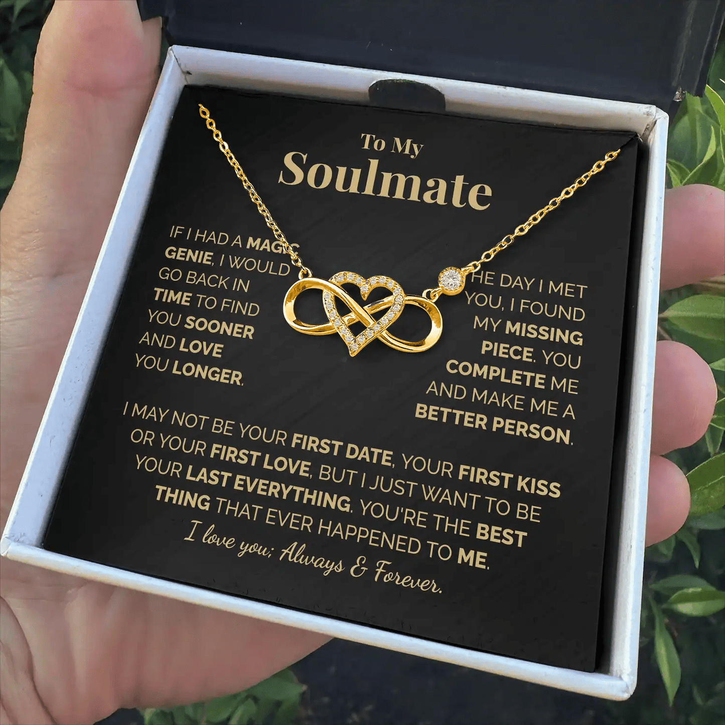 My Soulmate | ZIAVIA | Infinity Heart | 925S Necklace