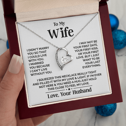 ZIAVIA | Heart Necklace | Wife Your Last Everything