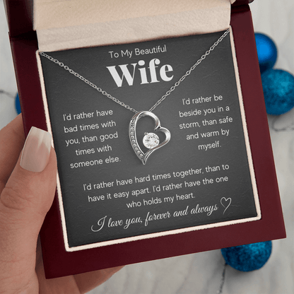 ZIAVIA  |  Heart Necklace  |  Wife I'd Rather