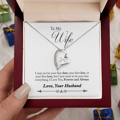 ZIAVIA  |  Heart Necklace  |  Wife Forever & Always