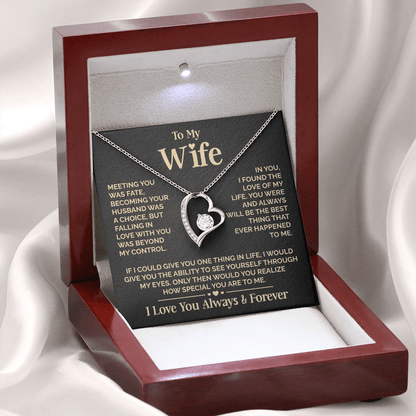 ZIAVIA | Heart Necklace | Wife Meeting You Was Fate