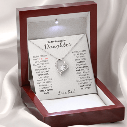 ZIAVIA  |  Heart Necklace  |  Daughter I Love You