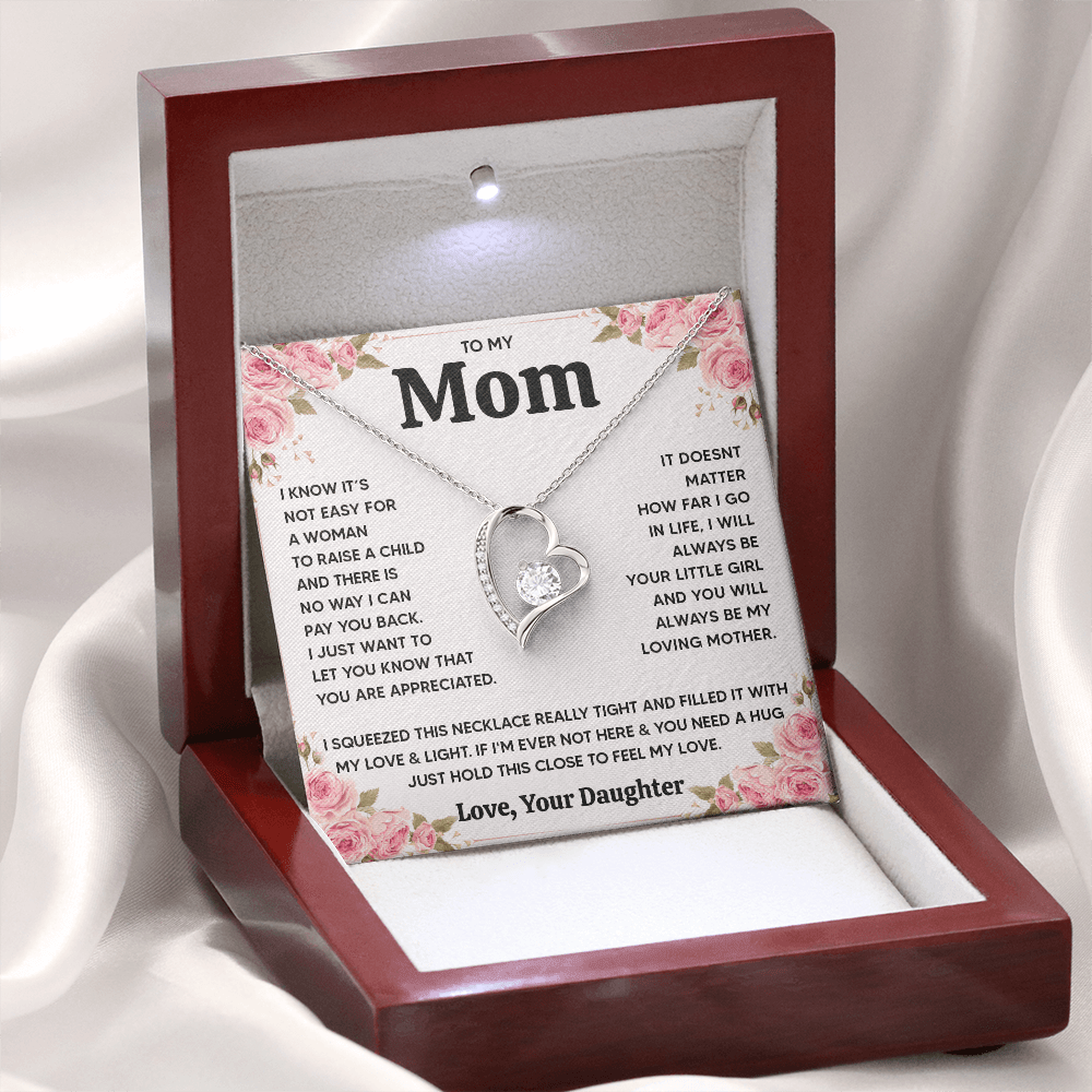 ZIAVIA  |  Heart Necklace  |  Mom Love Your Daughter