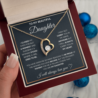 ZIAVIA  |  Heart Necklace  |  Beautiful Daughter