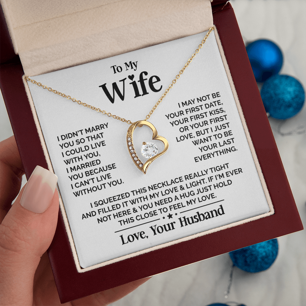 ZIAVIA | Heart Necklace | Wife Your Last Everything