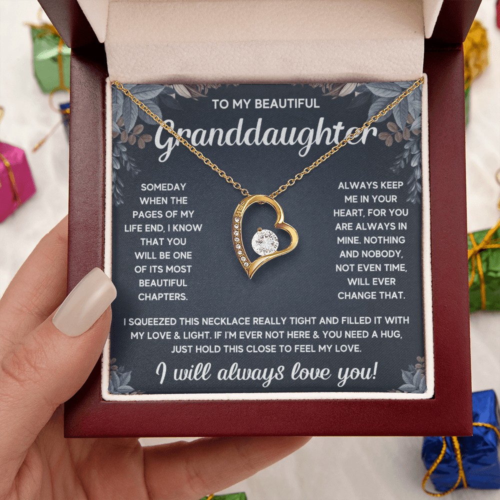 ZIAVIA  |  Heart Necklace  |  Beautiful Granddaughter