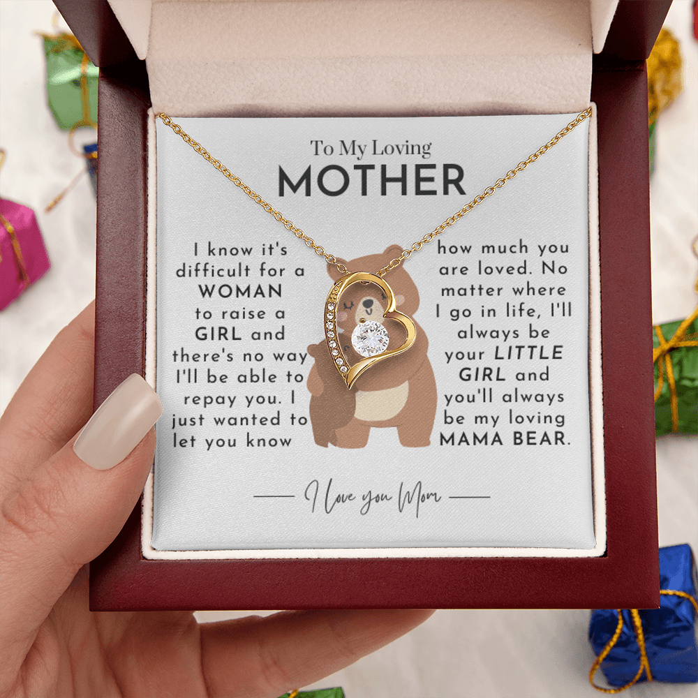 ZIAVIA  |  Heart Necklace  |  Mama Bear