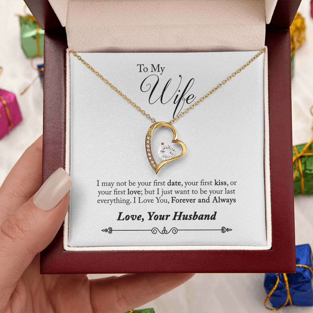 ZIAVIA  |  Heart Necklace  |  Wife Forever & Always