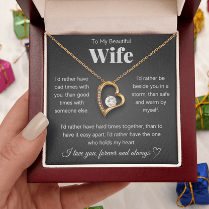 ZIAVIA  |  Heart Necklace  |  Wife I'd Rather