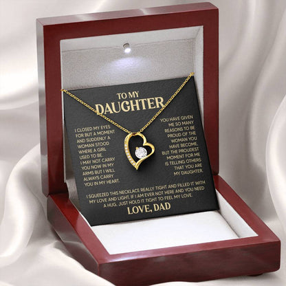 ZIAVIA | Daughter Heart Necklace | Love Dad