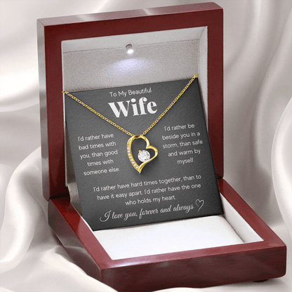 ZIAVIA  |  Heart Necklace  |  Wife I'd Rather