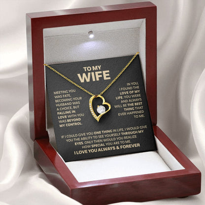 ZIAVIA | Wife Heart Necklace | Meeting you was fate | S