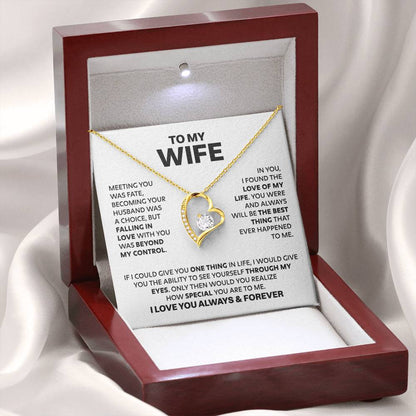 ZIAVIA | Wife Heart Necklace | Meeting you was fate |