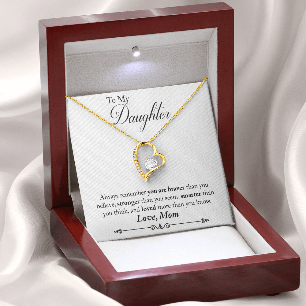 ZIAVIA  |  Heart Necklace  |  Loved Daughter