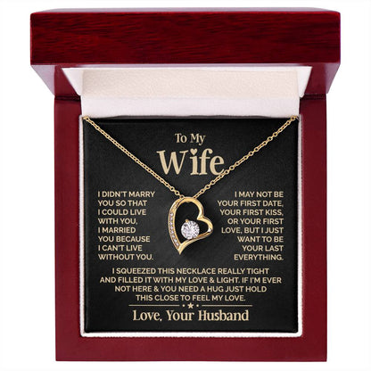 ZIAVIA | To My Wife | Heart Necklace