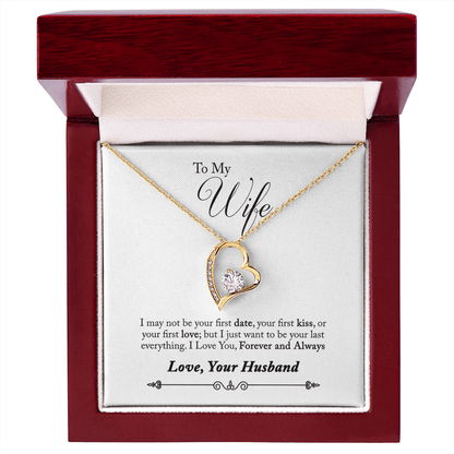 ZIAVIA  |  Heart Necklace  |  Wife Forever & Always