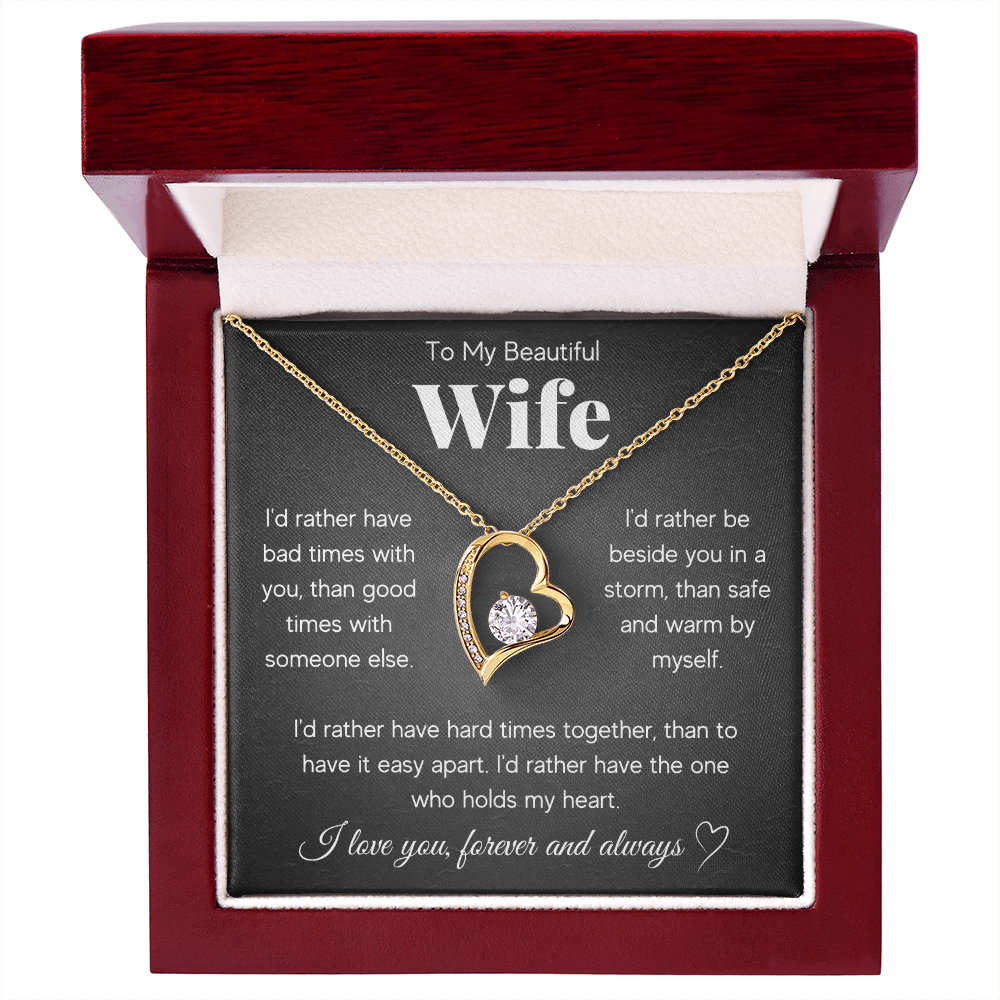 ZIAVIA  |  Heart Necklace  |  Wife I'd Rather