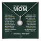 Mother's Day Gift from Son | To Me You're The World | Eternal Hope Necklace