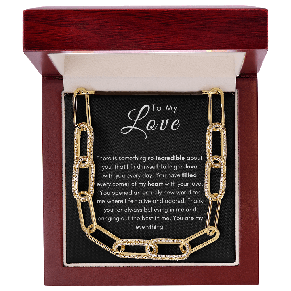 ZIAVIA  |  Signature Paperclip Necklace  |  My Love