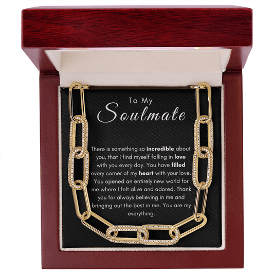 ZIAVIA  |  Signature Paperclip Necklace  |  Incredible Soulmate