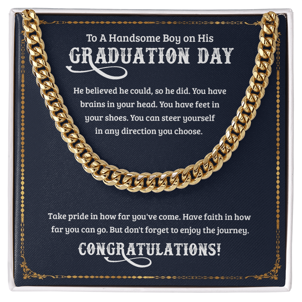 ZIAVIA  |  Cuban Chain Necklace  |  Graduation Day