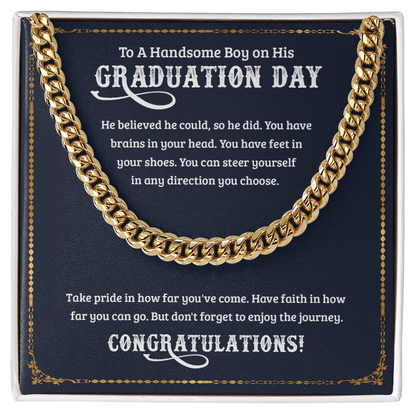 ZIAVIA  |  Cuban Chain Necklace  |  Graduation Day