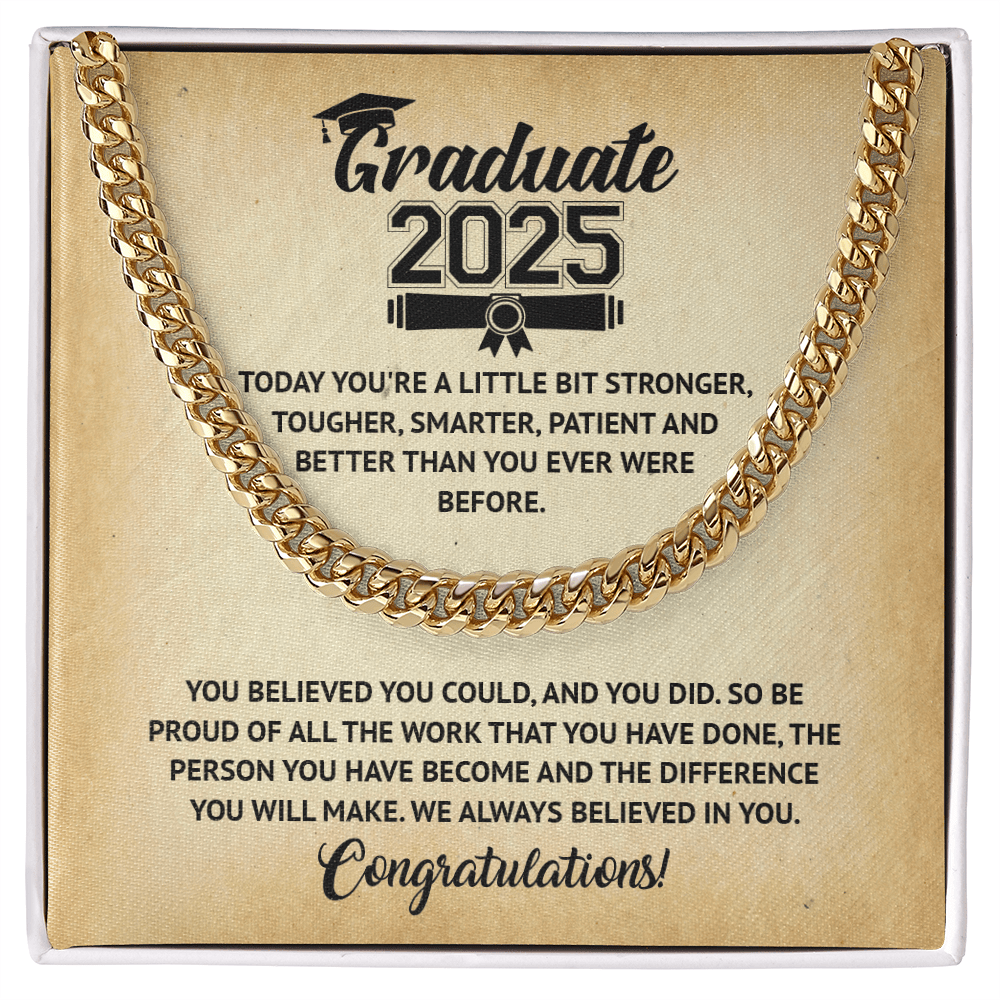 ZIAVIA  |  Cuban Chain Necklace  |  Graduate 2025