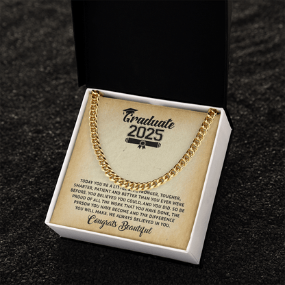 ZIAVIA  |  Cuban Chain Necklace  |  Graduate 2025